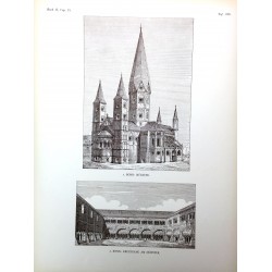 Die Kirchliche baukunst des Abendlandes (8 Atlas volumes)